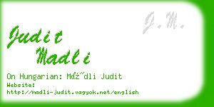 judit madli business card